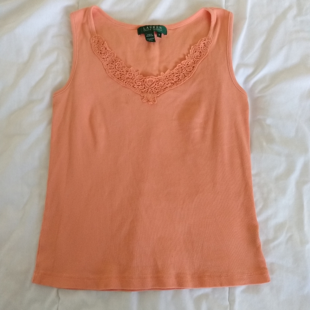 Vintage Lauren Ralph Lauren Cotton Tank Top